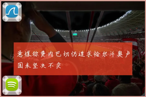 意媒称费内巴切仍追求恰尔汗奥卢国米坚决不卖